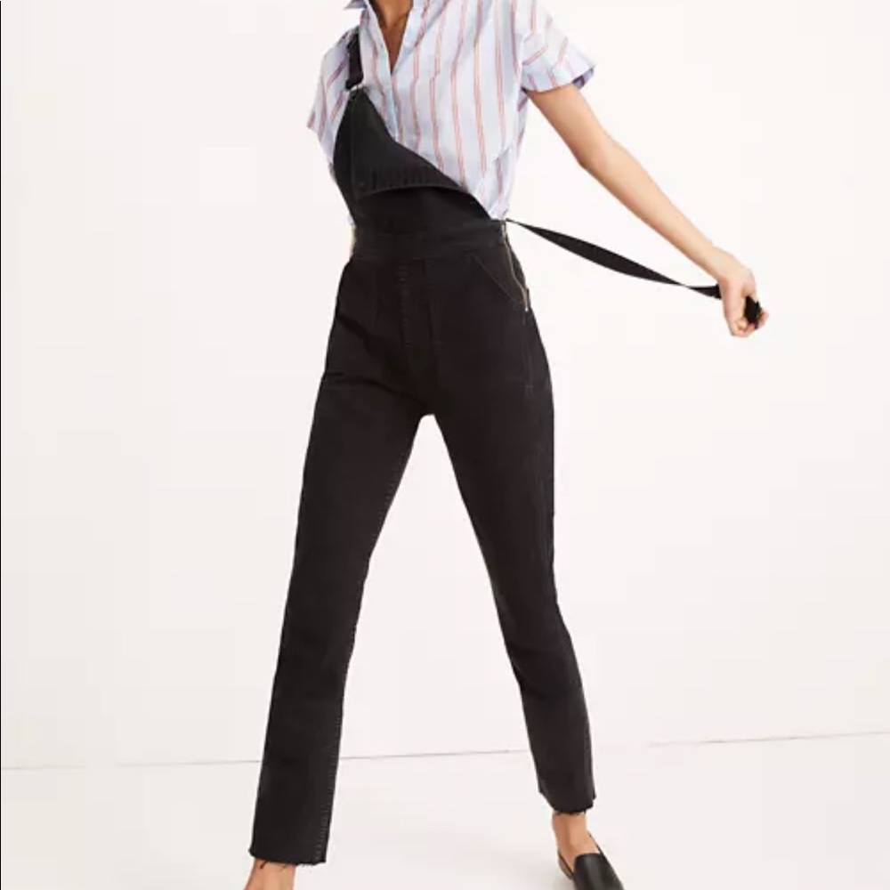Madewell black overalls, size XS